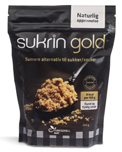 Sukrin Gold. Bilde fra Funksjonell mat.