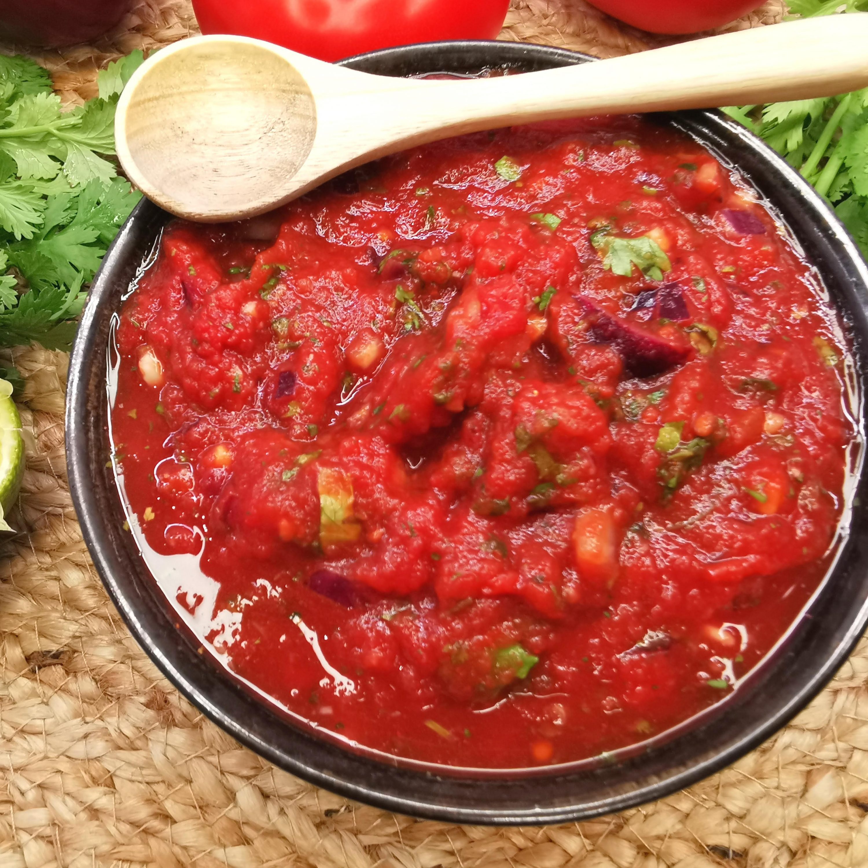 Lavkarbo hjemmelaget salsa