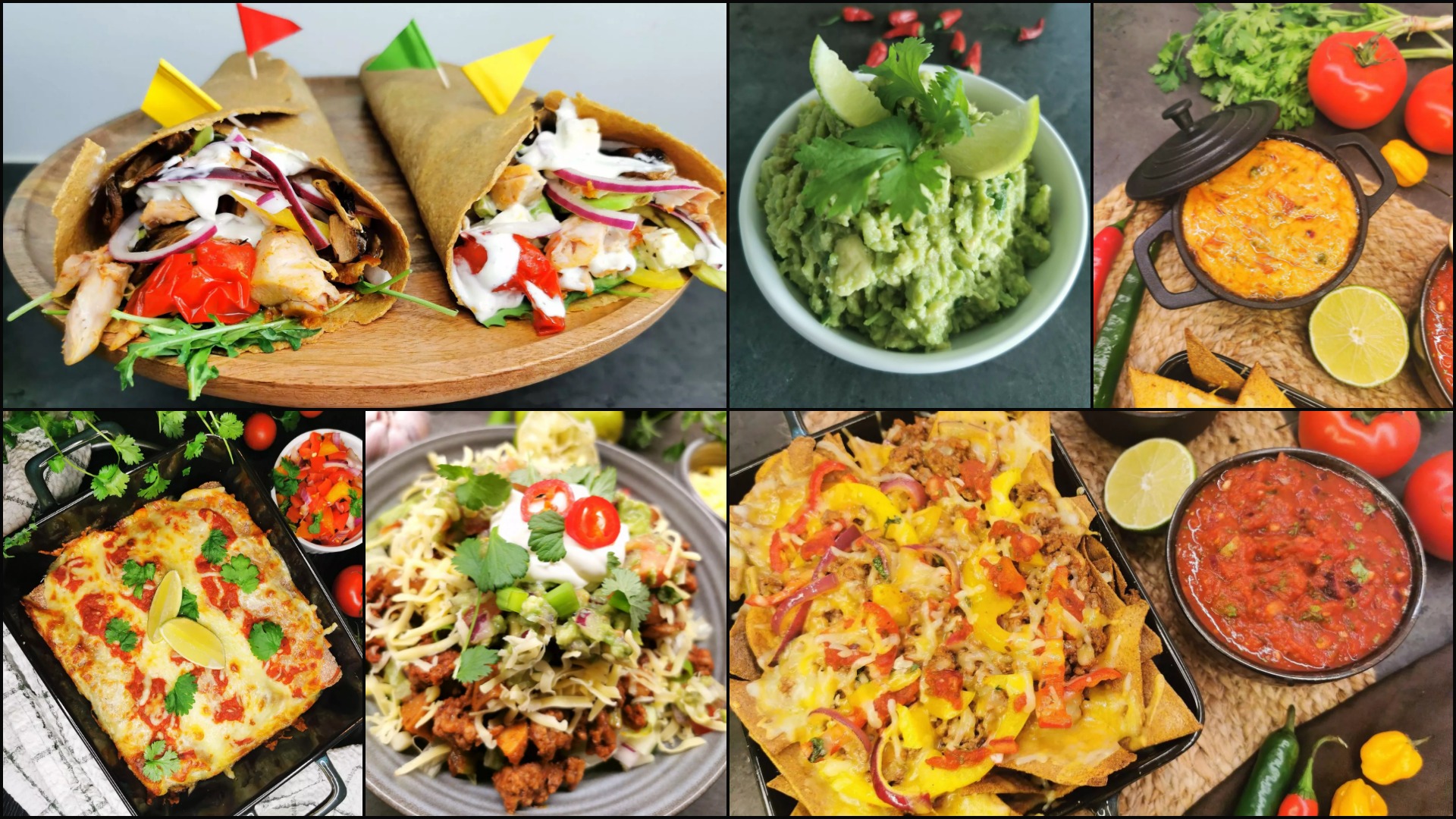 Lavkarbo mat trenger ikke være kjedelig. På bildet ser du diverse varianter av lavkarbo taco i lavkarbo. 